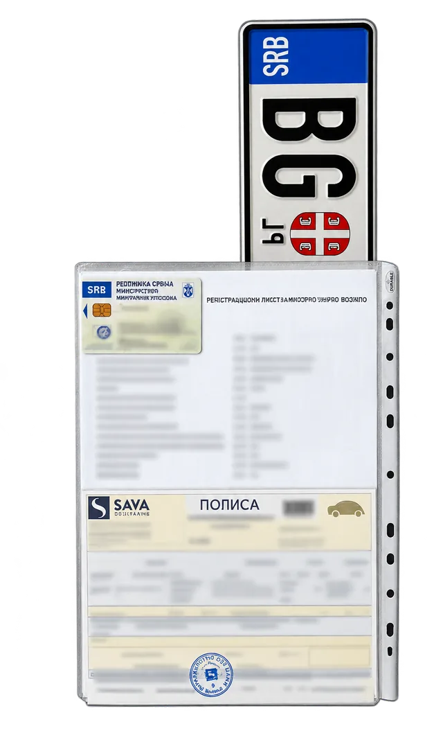 Gotov predmet registracije: nove tablice, polisa, registracioni list i saobraćajna dozvola
